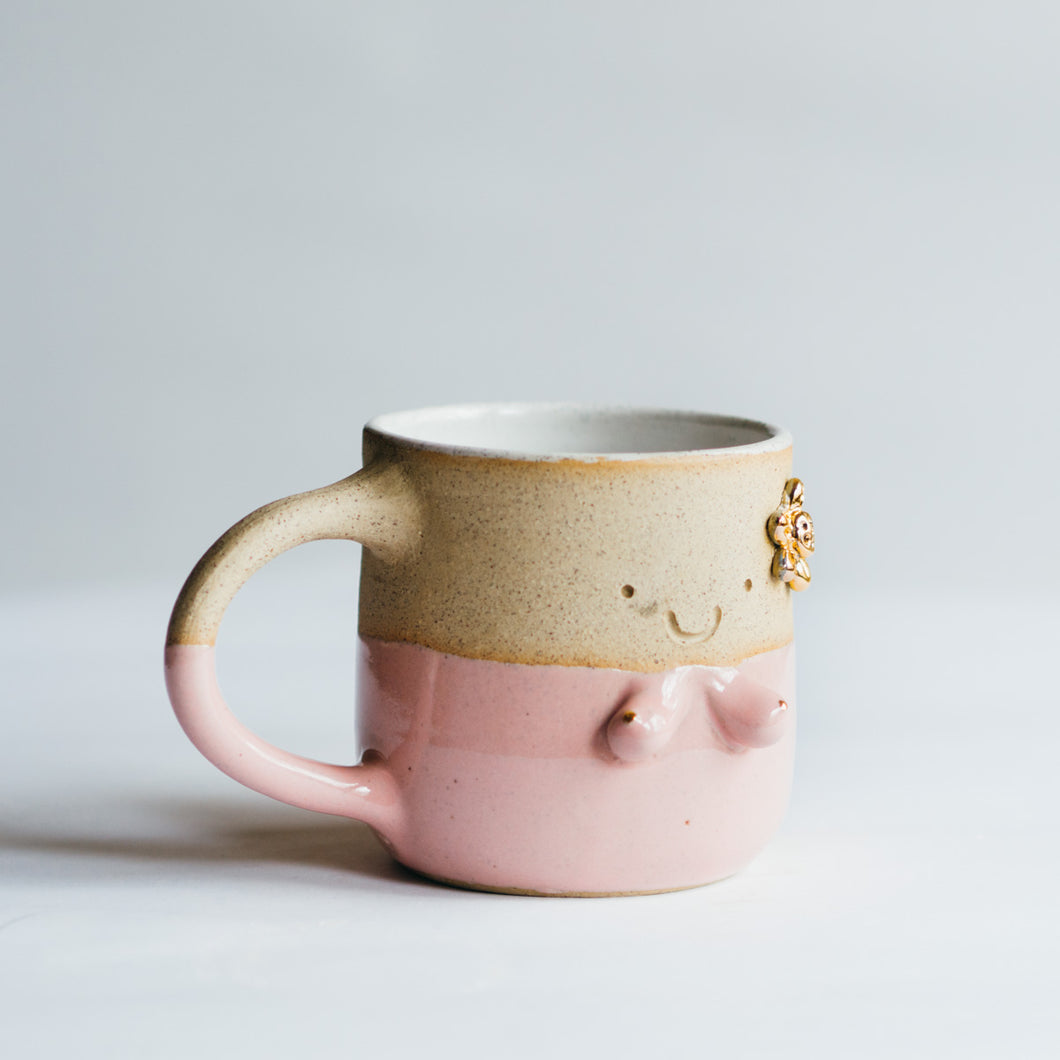 Free the nipples cup - Pink/Gold ( seconds)