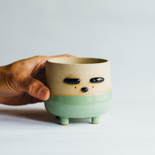 Load image into Gallery viewer, Little Dobby planter - green