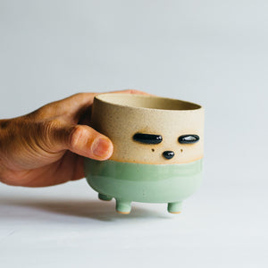 Little Dobby planter - green