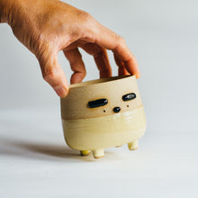 Load image into Gallery viewer, Little Dobby planter - yellow