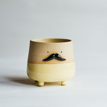 Load image into Gallery viewer, Mr Mo planter - yellow no.1