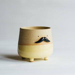 Mr Mo planter - yellow no.1