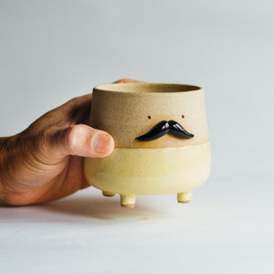 Mr Mo planter - yellow no.1