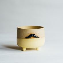 Load image into Gallery viewer, Mr Mo planter - yellow no.2