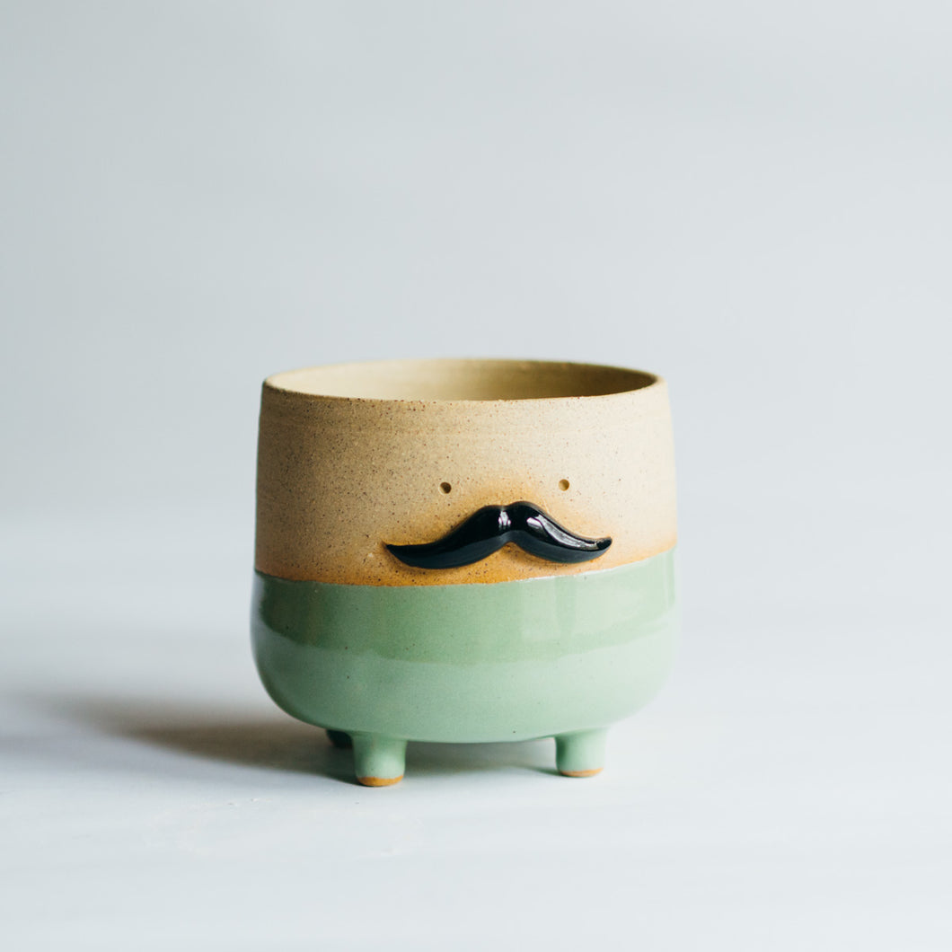 Mr Mo planter - Green