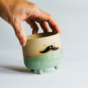 Mr Mo planter - Green