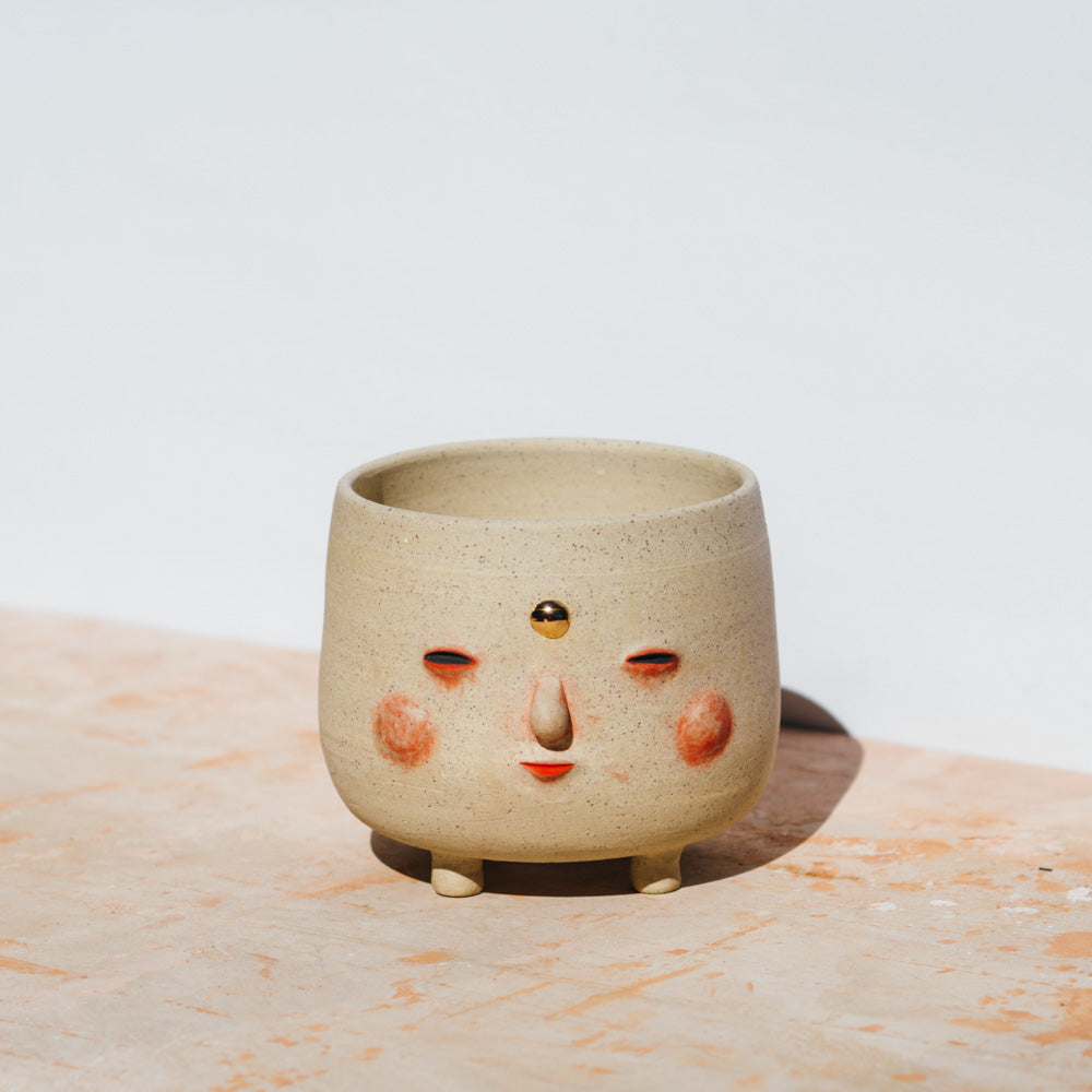 Face pot planter no.1