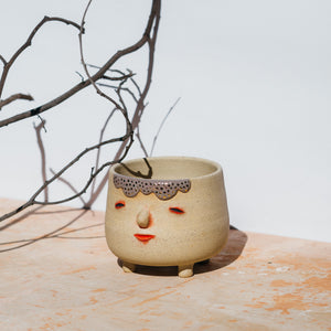 Face pot planter no.2