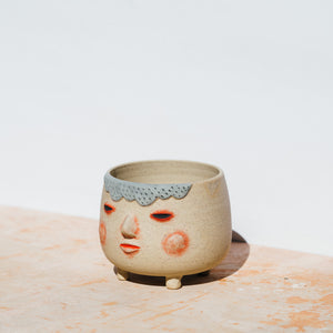 Face pot planter no.4