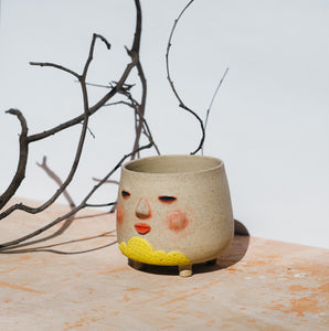 Face pot planter no.5