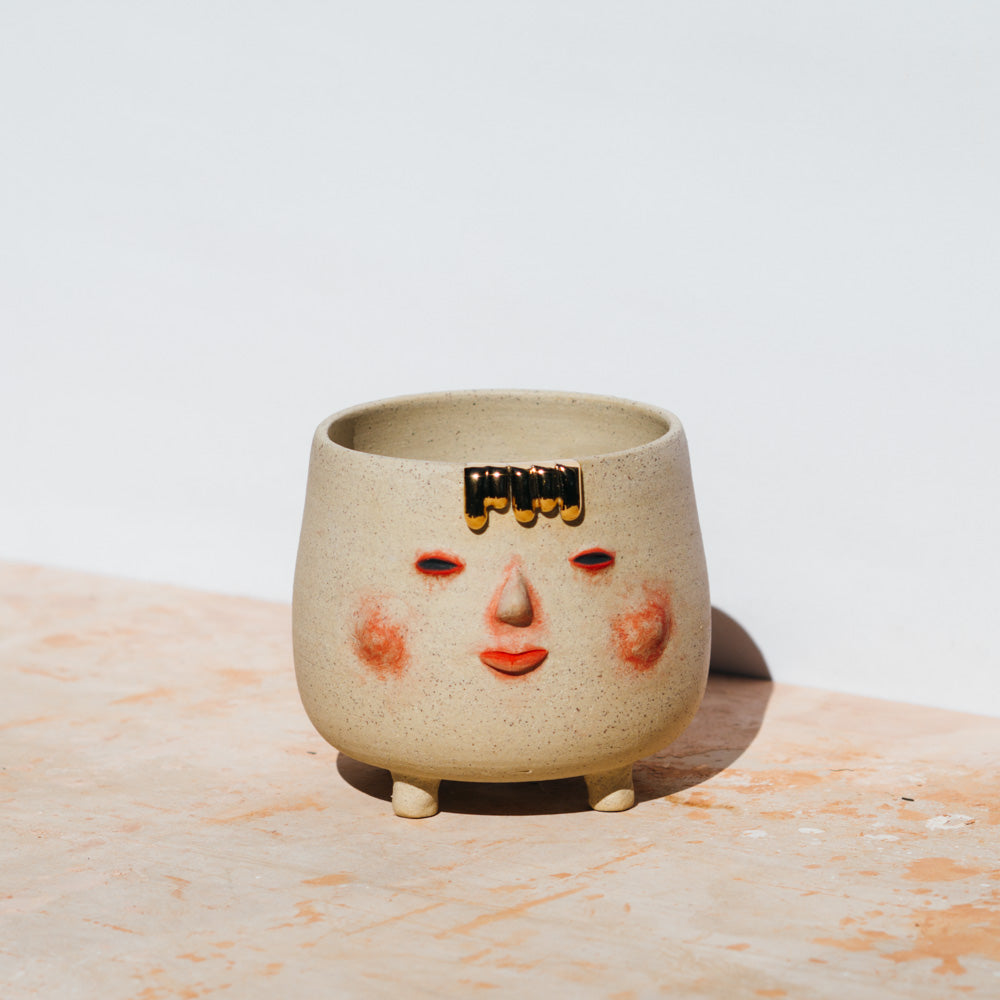 Face pot planter no.6