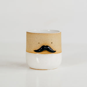 Mr Mo latte cup - WHITE