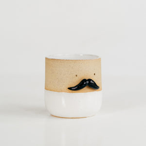 Mr Mo latte cup - WHITE