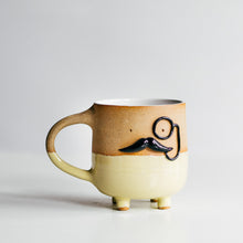 Load image into Gallery viewer, Mr Mo-nocle cup - YELLOW