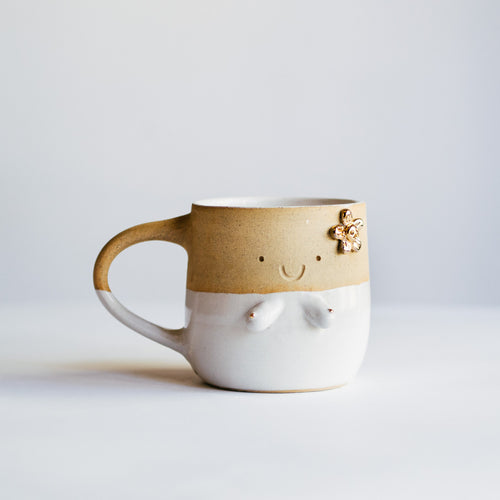 Free the nipples cup - White/Gold no.1  (seconds)