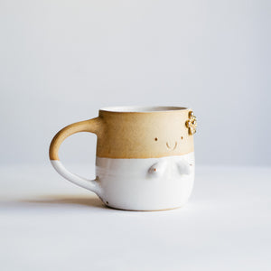 Free the nipples cup - White/Gold no.1  (seconds)